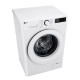 LG WM front load, 8kg, 1200, A, 48cm, display, steam, invertor, white (F2Y5PS3W)