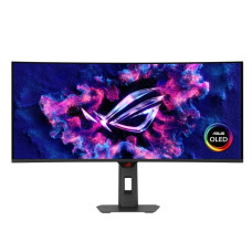 ASUS Монітор Asus 34" ROG Strix XG34WCDG 2xHDMI, DP, USB-C, 3xUSB, Audio, QD-OLED, 3440x1440, 21:9, 175Hz, 0.03ms, DCI-P3 99.3%, CURVED, AdaptiveSync, HAS, HDR400 (90LM0B70-B01171)