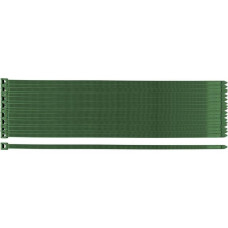 Neo Tools Cable Tie, 50pcs, Plastic, 7.6x380mm, Green (15-971)