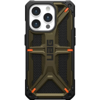 UAG Чехол для Apple iPhone 15 Pro Max Monarch, Kevlar Elemental Green (11429811397B)