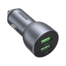 Зарядное устройство Ugreen CD213 2xUSB Fast Car Charger (Dark Blue) (UGR-10144)