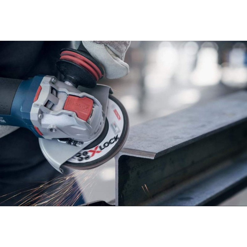 Bosch Angle Grinder GWX 9-125 S X-LOCK, 125mm, 900W, 2800-11500rpm, 2.1kg (0.601.7B2.000)