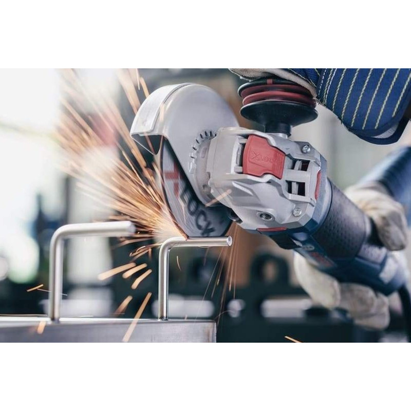 Bosch Angle Grinder GWX 9-125 S X-LOCK, 125mm, 900W, 2800-11500rpm, 2.1kg (0.601.7B2.000)