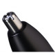 BaByliss Триммер для стрижки волос в носу и ушах, 2 насадки, черный (E652E)