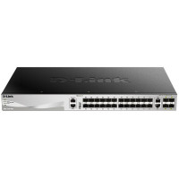 D-Link Switch DGS-3130-30S 24xSFP, 4xGE/SFP, 2x10GE, 4xSFP+, L3