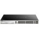 D-Link Комутатор DGS-3130-30S 24xSFP, 4xGE/SFP, 2x10GE, 4xSFP+, L3