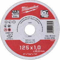 Milwaukee cutting disc for metal, 125x1x22.2 mm (4932451477)