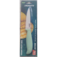 ARDESTO Ceramic Utility Knife Fresh, 10cm, ceramics, plastic, light green (AR2120GE)