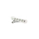 Сетевой фильтр питания Voltronic F04U, 4роз EU, 3*USB White (F04U-White)