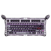 GravaStar Клавиатура механическая Mercury V75 Pro 80keys, Magnetic Jade Gaming, 8K, USB-A, RGB, Iron Purple (GS_V75_PRO_PL)