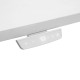 2E Computer table CE150W-MOTORIZED, height adjustment, electric motor 220V, 62/128x150х75cm, white (2E-CE150W-MOTORIZED)