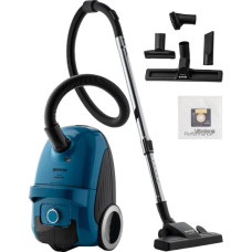Gorenje Пилосос Gorenje мішковий, 750Вт, конт пил -3л, HEPA, телескоп трубка, синій (VCE22G4HGR)