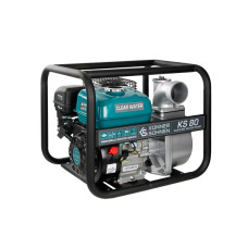 Könner & Söhnen Мотопомпа бензиновая KS 80 1000л/мин 7.0л.с 26кг (KS80)