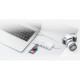 Концентратор D-Link USB-C 10-in-1 2xHDMI + 1xRJ45 1000Mbps + 2xUSB-C + USB 3.1 + USB 3.0 + SD + TF silver (DUP-A01)