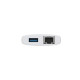 Концентратор D-Link USB-C 10-in-1 2xHDMI + 1xRJ45 1000Mbps + 2xUSB-C + USB 3.1 + USB 3.0 + SD + TF silver (DUP-A01)