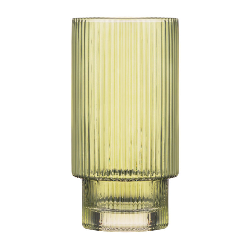 ARDESTO Long glasses set, 380ml, 2pcs, glass, green (AR2638SGR)