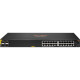 HPE Aruba Switch 6100, 24xGE, 4x1/10GE SFP Ports, PoE Class 4 370W, LT Warranty (JL677A)