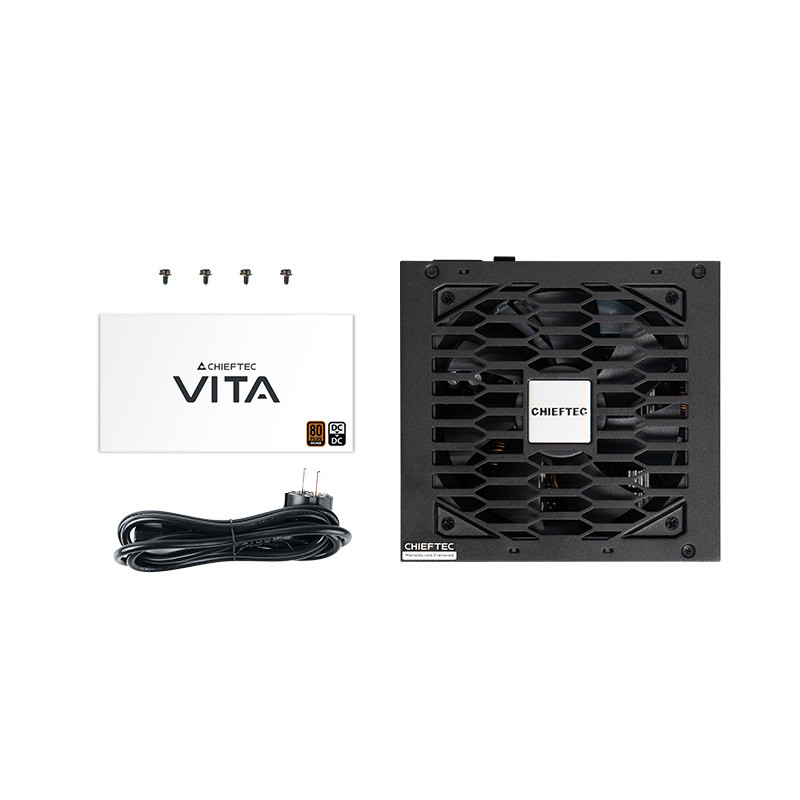 Chieftec PSU Vita (750W), >85%, 80+ Bronze, 120mm, 1xMB 24pin(20+4), 2xCPU 8pin(4+4), 2xMolex, 6xSATA, 4xPCIe 8pin(6+2) (BPX-750-S)