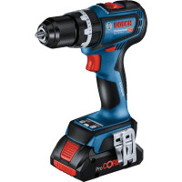 Bosch Шуруповерт-дрель аккумуляторная GSB 18V-90 C 18В 2х4А·час 36·64Нм 0-630·0-2100об·мин 1.2кг (0.601.9K6.104)