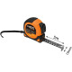 Neo Tools Рулетка Super Black, 5мx19мм, з фіксатором змотування, магніт (67-242)