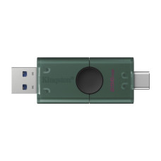 Kingston Накопичувач Kingston 256GB USB 3.2 Type-A + Type-C DT DuoG2 (DTDEG2/256GB)