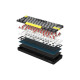 Клавиатура GamePro MK130G Pro Outemu Red Switch Hot-Swap 60 RGB USB/Wireless/Bluetooth Black (MK130G Pro)