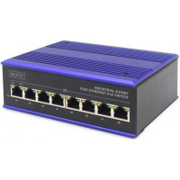 Digitus Коммутатор Industrial 8 Port Fast Ethernet PoE Switch, Unmanaged (DN-650108)