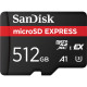 Карта памяти SanDisk 512GB microSDXC class 10 UHS-I U3 A1 Express (SDSQXFN-512G-GN4NN)