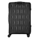 2E Набор чемоданов 2E, M7979, полипропилен, (L+M+S), молния anti theft, 4 колеса, кодовий замок, чёрный (2E-PP-M7979-SET3-BK)