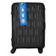 2E Набор чемоданов 2E, M7979, полипропилен, (L+M+S), молния anti theft, 4 колеса, кодовий замок, чёрный (2E-PP-M7979-SET3-BK)