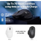 Мышка Keychron M7 Wireless/Bluetooth/USB White (M7-A3)