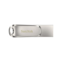 SanDisk Накопитель 32GB USB 3.1 Type-A + Type-C Dual Drive Luxe серебристый (SDDDC4-032G-G46)
