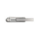 SanDisk 32GB USB 3.1 Type-A + Type-C Dual Drive Luxe Silver (SDDDC4-032G-G46)
