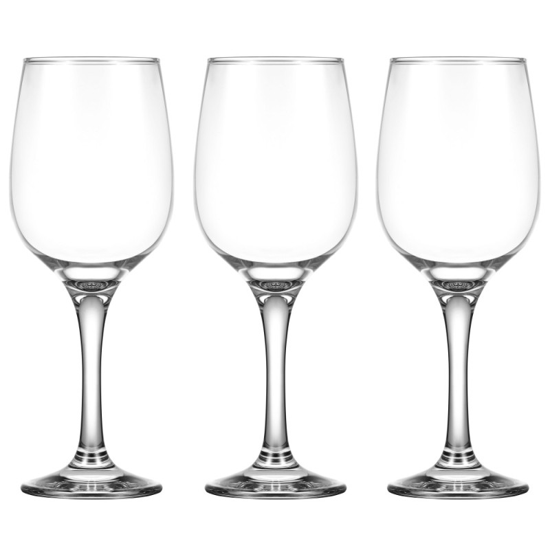 ARDESTO Wine glasses set Gloria 480ml, 3pcs, transparent (AR2648GWT)