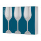 ARDESTO Wine glasses set Gloria 480ml, 3pcs, transparent (AR2648GWT)