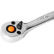 Neo Tools Набор торцевых головок, 12шт, 1/2", трещотка 90 зубцов, CrV (10-030N)