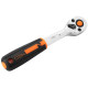 Neo Tools Набор торцевых головок, 12шт, 1/2", трещотка 90 зубцов, CrV (10-030N)