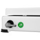ARDESTO Gas Cooktop GTC-NS2012W, gas type LPG, 2 alum. burners, enamel body, painted grid, top lid, color: white
