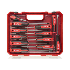 Milwaukee screwdrivers set 12pcs, magnetic, SL, PH, PZ, case (4932472003)