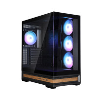 Zalman PC case P40 NAMU without PSU, 2xUSB3.0, 1x Type C, 3x120mm ARGB Reverse, 1x120mm ARGB, VGA 420mm, LCS ready, TG Side/Front Panel, ATX, black (P40NAMUBLACK)