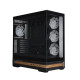 Zalman Корпус P40 NAMU без БЖ, 2xUSB3.0, 1x Type C, 3x120мм ARGB Reverse, 1x120мм ARGB, VGA 420мм, LCS ready, TG Side/Front Panel, ATX, чорний (P40NAMUBLACK)
