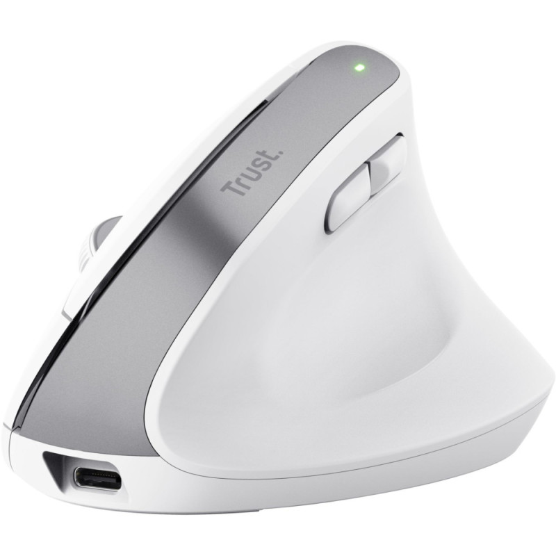 Trust Миша Trust Bayo+ Multidevice Ergonomic, BT/WL/USB-A, біла (25399_TRUST)