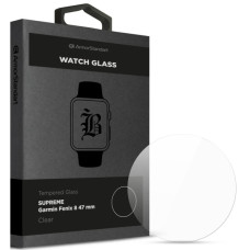 Стекло защитное Armorstandart Supreme Black Icon Garmin Fenix 8 47 mm Clear (ARM84721)