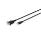 Digitus USB to DB9 RS232 cable with FT232RNL Black PVC Jacket,1.8 m (DA-70172)