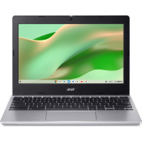 Acer Ноутбук Acer Chromebook CB311-12H 11", Intel C N100, 8GB, F128GB, UMA, ChromeOS, сріблястий (NX.KX1EU.009)