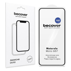 Стекло защитное BeCover 10D Motorola Moto G57 Black (715713)