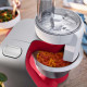 Bosch Kitchen machine 1000W, metal bowl, plastic body, 8 attachments, red (MUM58720)