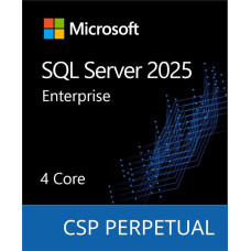 Microsoft SQL Server 2025 Enterprise Core - 4 Core License Pack (DG7GMGF0VNHG-0001)