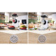 Bosch Meat grinder, 2100W, 3.5kg/min, 2 grates, sausage attachment, kebbe, plastic, white (MFWS607W)