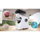 Bosch Meat grinder, 2100W, 3.5kg/min, 2 grates, sausage attachment, kebbe, plastic, white (MFWS607W)